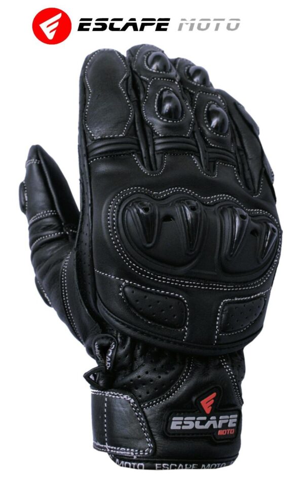 LEATHER RIDING MOTORCYCLE GLOVES(EM11411) - Escape Moto Gears