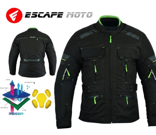 Motorcycle Men Cordura Jacket - Escape Moto Gears