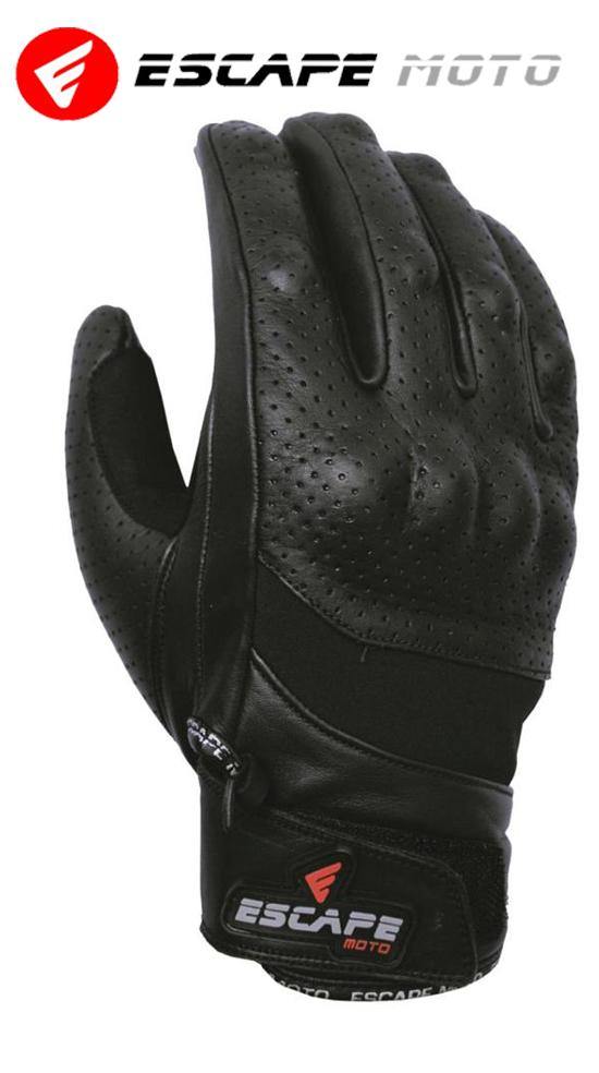 LEATHER RIDING MOTORCYCLE GLOVES (EM11413) - Escape Moto Gears