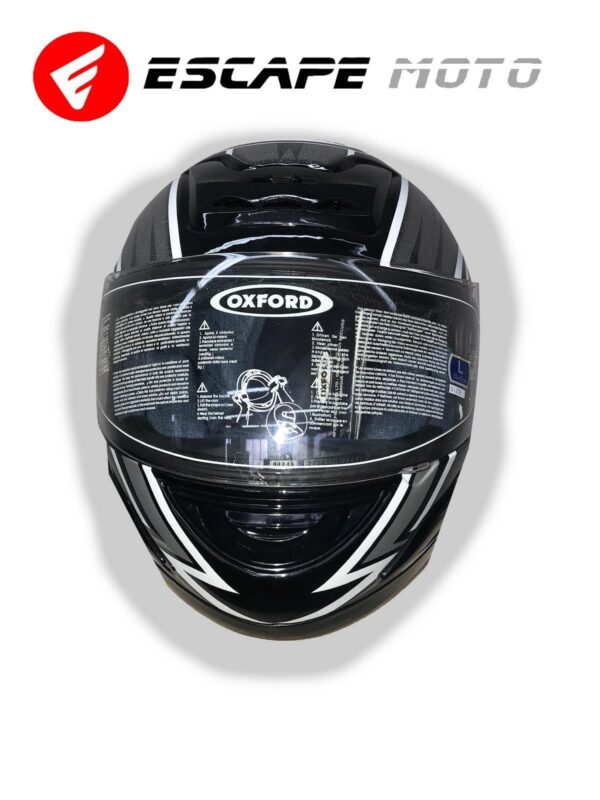 MOTORCYCLE FULL FACE OXFORD HELMET (EM14506) - Escape Moto Gears