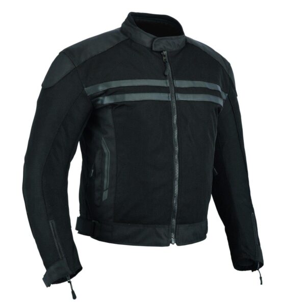 Motorbike Men Black Mesh summer Jacket (EM10354) - Escape Moto Gears