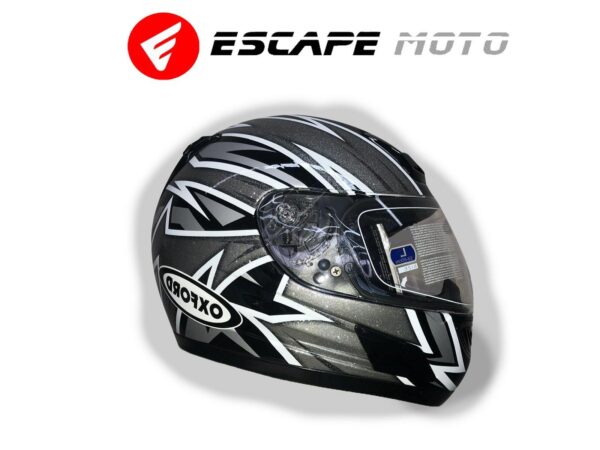 MOTORCYCLE FULL FACE OXFORD HELMET (EM14506) - Escape Moto Gears