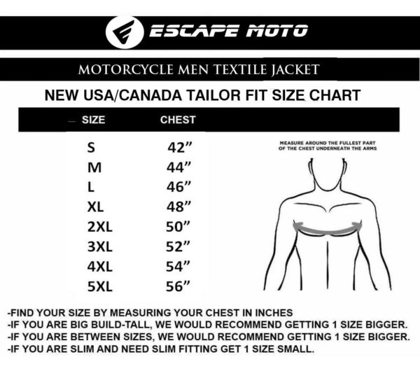 MOTORCYCLE MEN / WOMEN RIDING TEXTILE JACKET ROUT 66 WATERPROOF WITH ARMORED (EM10370) - Escape Moto Gears